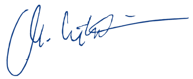 Unterschrift von Matthias Köberlein